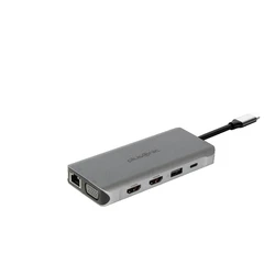 Adaptateur Usb-c Allnet 8-en-1 Hdmi Et Usb 3.0