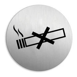 Πινακίδα Απαγόρευσης Καπνίσματος Seilflechter 972093, Αυτοκόλλητη, Φ75Mm