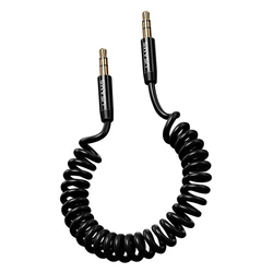 Καλώδιο Ήχου Usams Jack 3.5mm SJ256, Hi-Fi stereo, 1.2m, μαύρο