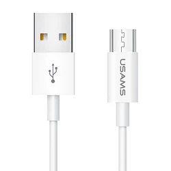 Καλώδιο Micro USB Usamsσε USB US-SJ284, 10W, 1m, λευκό