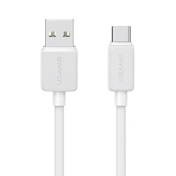 Καλώδιο USB-C Usams σε USB US-Sj688, 15W, 480Mbps, 1M, Λευκό
