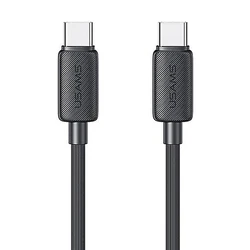 Καλώδιο USB-C Usams σε USB-C US-Sj691, 60W, 480Mbps, 1M, Μαύρο