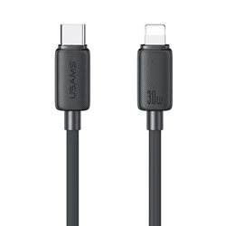 Καλώδιο Lightning Usams σε USB-C Us-Sj692, 30W, 480Mbps, 1M, Μαύρο
