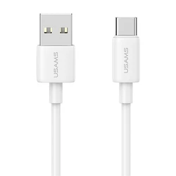Καλώδιο USB-C Usams σε USB Us-Sj708, 3A, 480Mbps, 1M, Λευκό