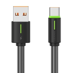 Καλώδιο USB-C Usams σε USB Us-Sj732, 3A, 480Mbps, 1M, Μαύρο