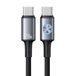 Καλώδιο USB-C Usams SJ751, 240W, 480Mbps, 1.2m, Μαύρο