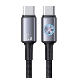 Καλώδιο USB-C Usams SJ752, 60W, 480Mbps, 1.2m, Μαύρο