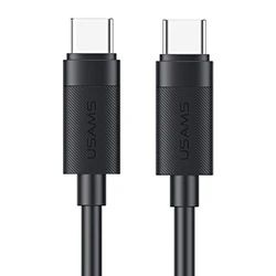 Usams καλώδιο USB-C SJ780, 60W, 480Mbps, 1m, μαύρο