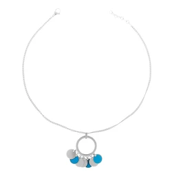 Γυναικείο Κολιέ Miss Sixty Smsc08 (55cm) από Ατσάλι Silver