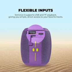 Φορητό Ηχείο Bluetooth Sonic Gear 5.4 Waterprrof Speaker Sonicgo! 5 Block Party