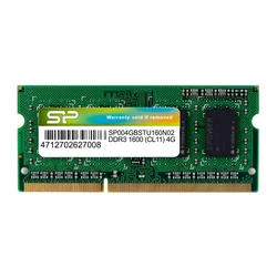 Μνήμη RAM Φορητού DDR3 4GB Silicon Power SODimm 1600MHz