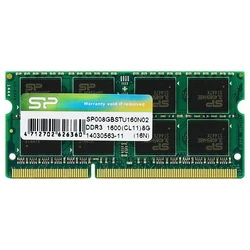 Μνήμη RAM Φορητού DDR3 8GB Silicon Power Sodimm, 1600Mhz, Cl11