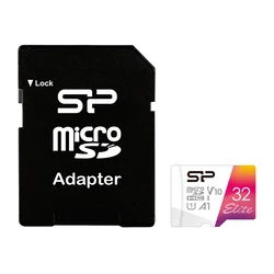 Κάρτα Μνήμης microSDXC 32GB Silicon Power Elite, C10 Uhs-I U1 A1 V10