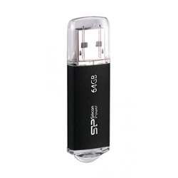 USB Flash 64GB Silicon Power Ultima II-I, USB 2.0, μαύρο