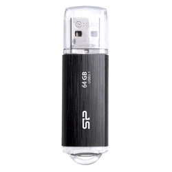 USB Flash 64GB Silicon Power B02, USB 3.2 Gen1, μαύρο