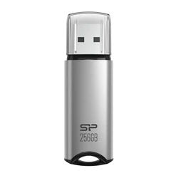 USB Flash 256GB Silicon Power Marvel M02, USB 3.2, Γκρι