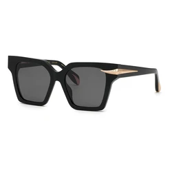 Roberto Cavalli Unisex Γυαλιά Ηλίου SRC002S54700Y – Μαύρος σκελετός, Γκρι φακοί