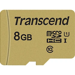 Κάρτα Μνήμης ΜicroSDHC 8GB Transcend Class 10 UHS-I U1 + SD Adapter