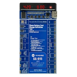 Tester Μπαταριών Sunshine SS-915 για Apple & Android Smartphone, V8.0