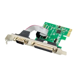 Controller PCIe Powertech σε serial + parallel ST329, AS99100