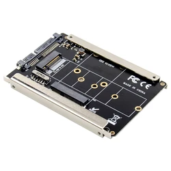 POWERTECH Adapter Card 2.5 SATA to M.2 B and mSATA SSD ST525
