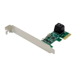Κάρτα Δικτύου PCIe Powertech σε 2x SATA 3.0 ST544, ASM1061