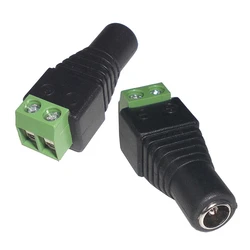 Βύσμα Τροφοδοσίας DC Θηλυκό ST-Dc08, 5.5 X 2.1mm, σε Κλέμα, 5 τμχ