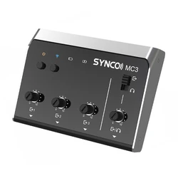 Ψηφιακός Μίκτης Synco MC3-LITE, 4 καναλιών, Bluetooth, 500mAh, γκρι