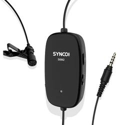 Μικρόφωνο Synco Lav-S6M2, clip-on, omnidirectional, 3.5mm, 400mAh, μαύρο