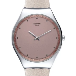 Γυναικείο Ρολόι Swatch Syxs128 (38mm) Μεταλλικό Μπρασελέ Λευκό