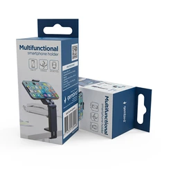 Βάση Γραφείου για Κινητό Gembird MULTIFUNCTIONAL Black