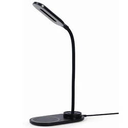 Φωτιστικό Γραφείου LED Gembird With Wireless Charger Black