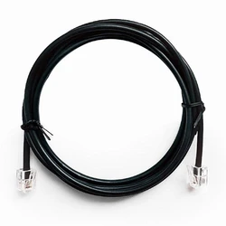 Καλώδιo Τηλεφωνικό Cablexpert ROUND 6P4C 2M Black