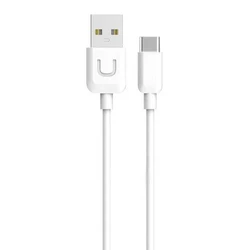 Καλώδιο USB Usams USB-C σε USB US-SJ099, 2.1A, 1m, λευκό