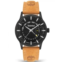 Ανδρικό Ρολόι Timberland Tdwgb2201504 (42mm) Δερμάτινο Λουράκι Καφέ