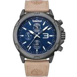 Ανδρικό Ρολόι Timberland Tdwgf9002902 (46 mm) Δερμάτινο Λουράκι Μπεζ