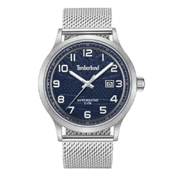 Ανδρικό Ρολόι Timberland Tdwgh0028801 (45mm) Μεταλλικό Μπρασελέ Ασημί
