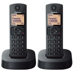 Panasonic KX-TGC312 Ασύρματο Τηλέφωνο Duo Μαύρο