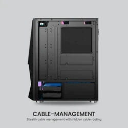 Κουτί Η/Υ Armaggeddon Dual Chamber With 3 Argb Fans Tritron 3 White