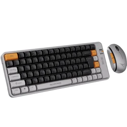 Σετ Πληκτρολόγιο και Ποντίκι Alcatroz Bt5.3/2.4g Tetriz Air 300c Autumn Black