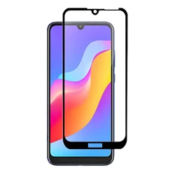 Screen Protector Powertech 5D Full Glue, Huawei Y5/Pro/Prime 2019, μαύρο