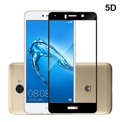 Screen Protector Powertech 5D, Full Glue, Huawei Y7/Y7 Prime (2017), μαύρο