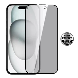 Προστατευτικό Οθόνης Powertech Tempered Glass Emery Private 5D Tgc-0773 για iPhone 15 Plus, Full Glue
