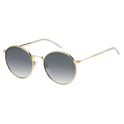Γυναικεία Γυαλιά Ηλίου TOMMY HILFIGER TH1586/S 0009O - Μεταλλικός Ροζ Χρυσός Σκελετός, Γκρι Φακοί, 52/19/140
