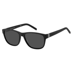 Tommy Hilfiger Men's Sunglasses TH-1871-S-003 (57/17/145) Black Frame - Grey Lens