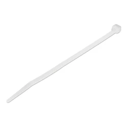 Δεματικά Καλωδίων Powertech TIES-047, 200x3.6mm, λευκά, 100τμχ