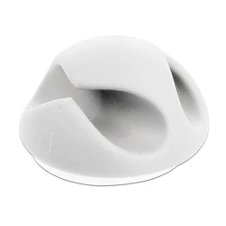 Οργανωτές Καλωδίων Powertech TIES-076, 2 θέσεις, Φ7mm, λευκό, 10τμχ