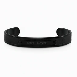 Βραχιόλι Unisex Tom Hope Tmblack (15cm) από Ατσάλι Black