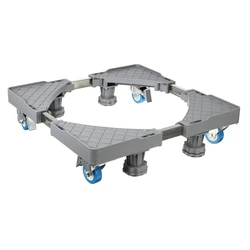 Βάση Λευκών Συσκευών Tool-0072, με Ρόδες, Ρυθμιζόμενη, Max 400Kg, Γκρι