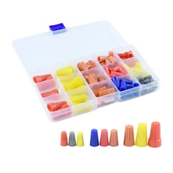 Σετ Σύνδεσμοι Καλωδίου Twist-On Tool-0087, Διάφορα Χρώματα/Μεγέθη, 87τμχ